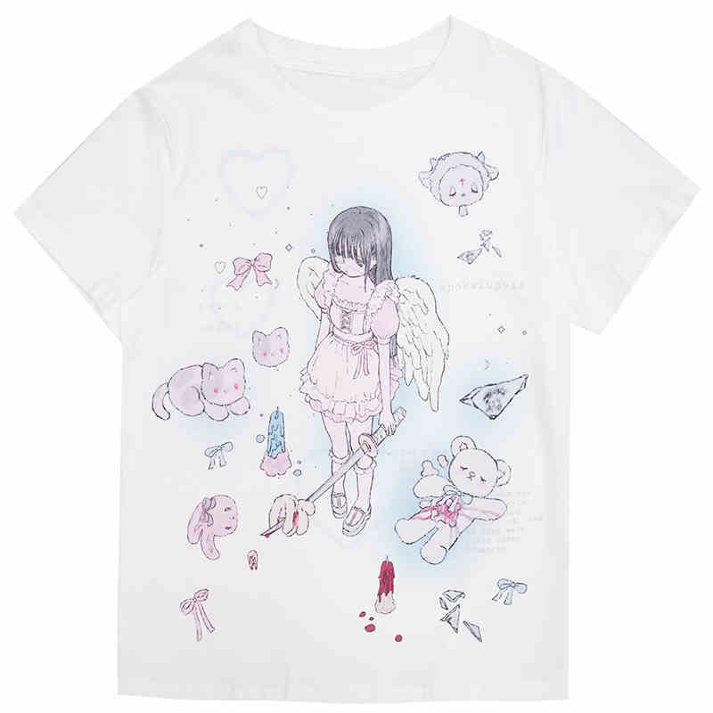 Milkyhearts Angel Loose T-shirt