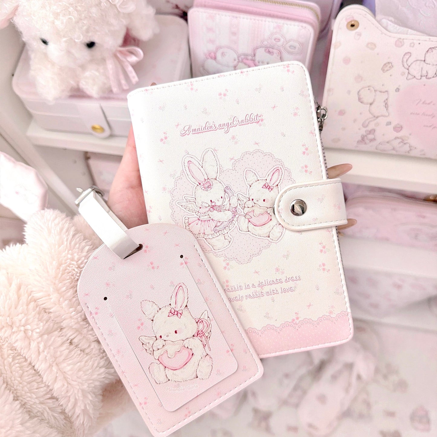 kawaii passport card holder