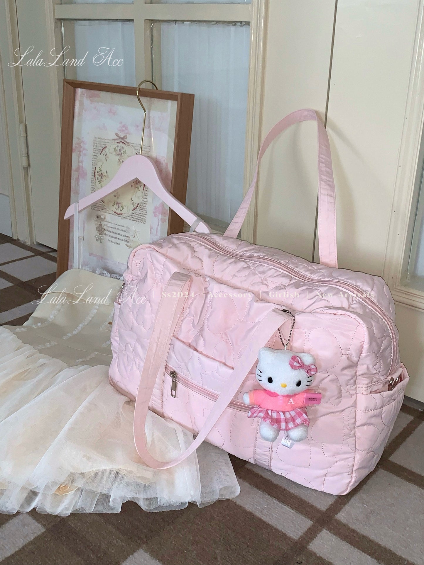 cute homemade trolley travel bag