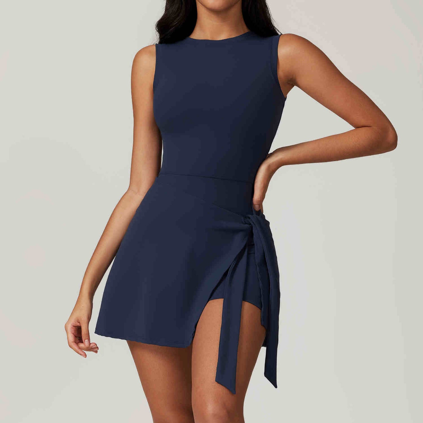 Sporty Tennis Strap Elasticity Dress