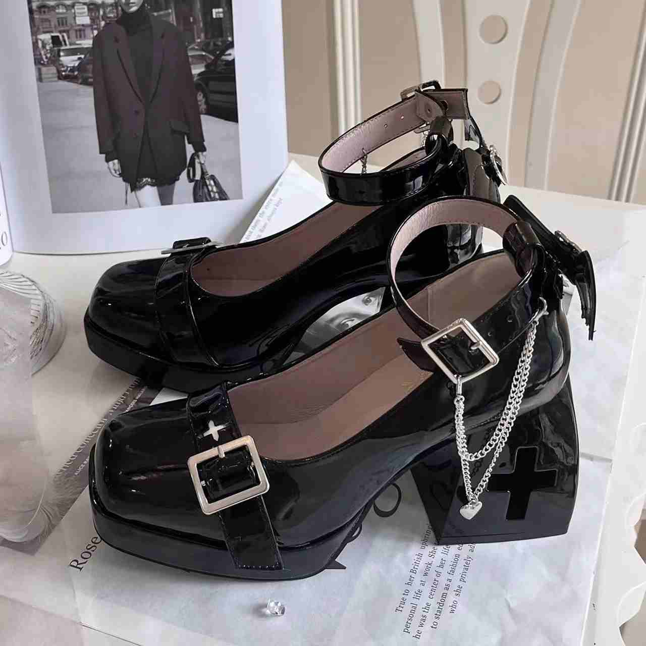 Punk Doomsday Sweetheart High Heels