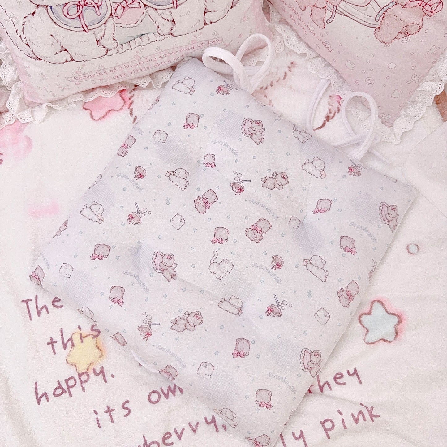 kawaii plush cushion