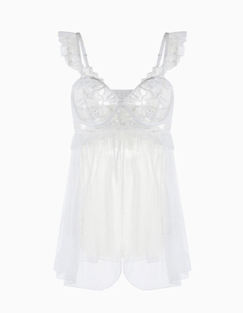 Mesh Lace Hot Pure Nightgown