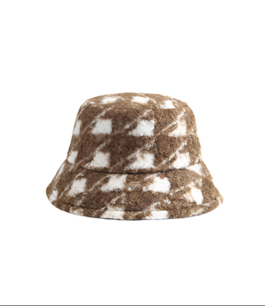 Preppy Plush Fisherman Hat