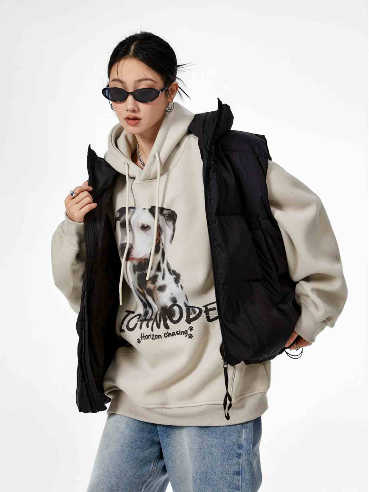 Retro Casual Brushed Sweatshirt