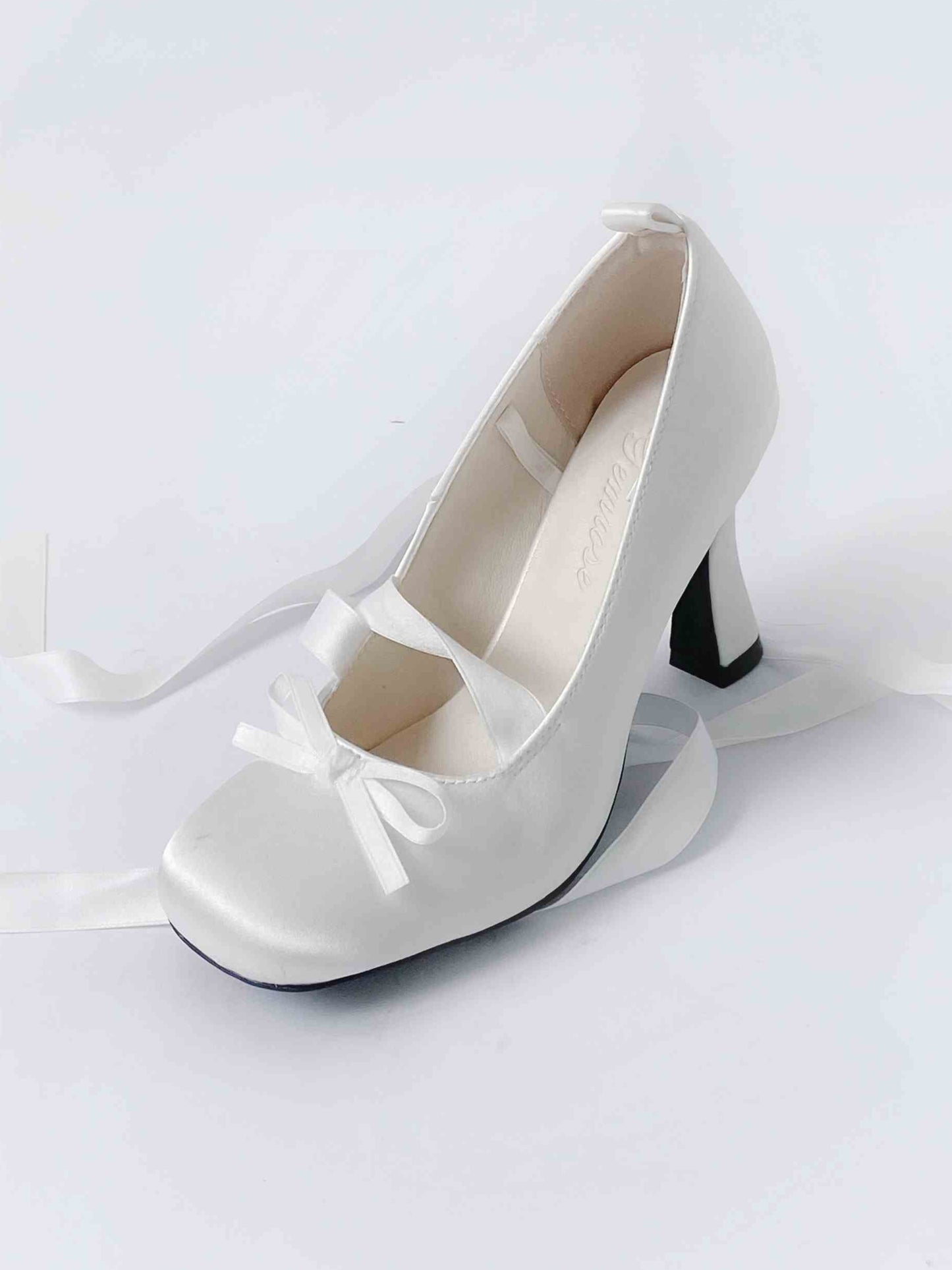 Ballet Satin High-heeled Shoes