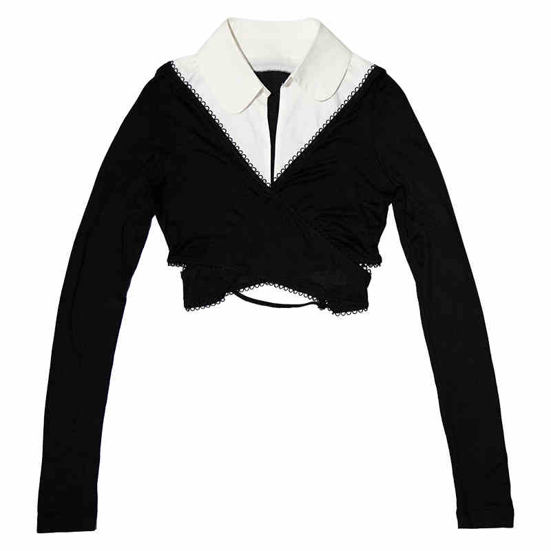 Angel's Tears Bow Jacquard Ballet Top