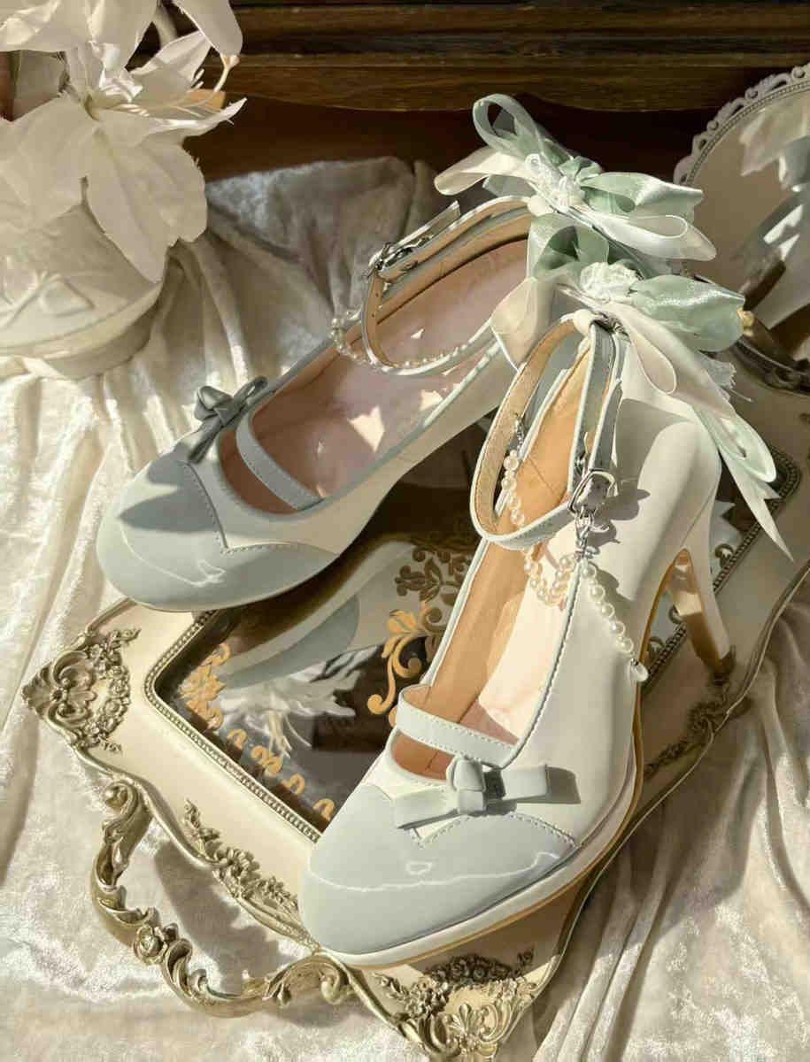 Monet Garden Lolita High Heels