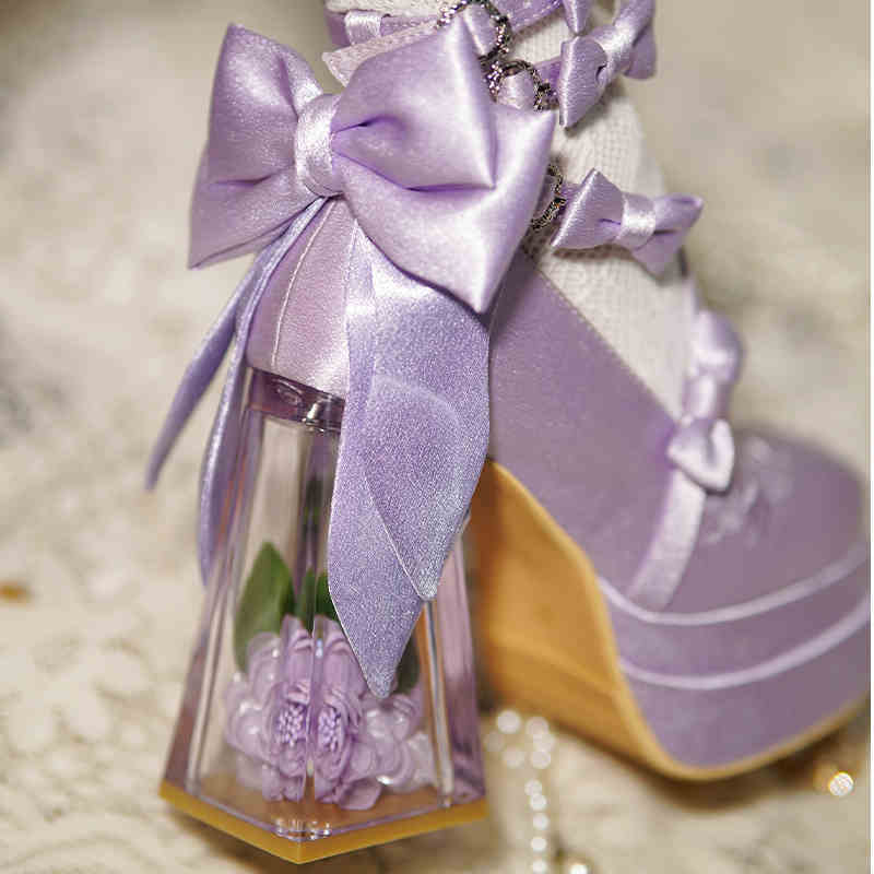 Glass Flower House Lolita High Heels