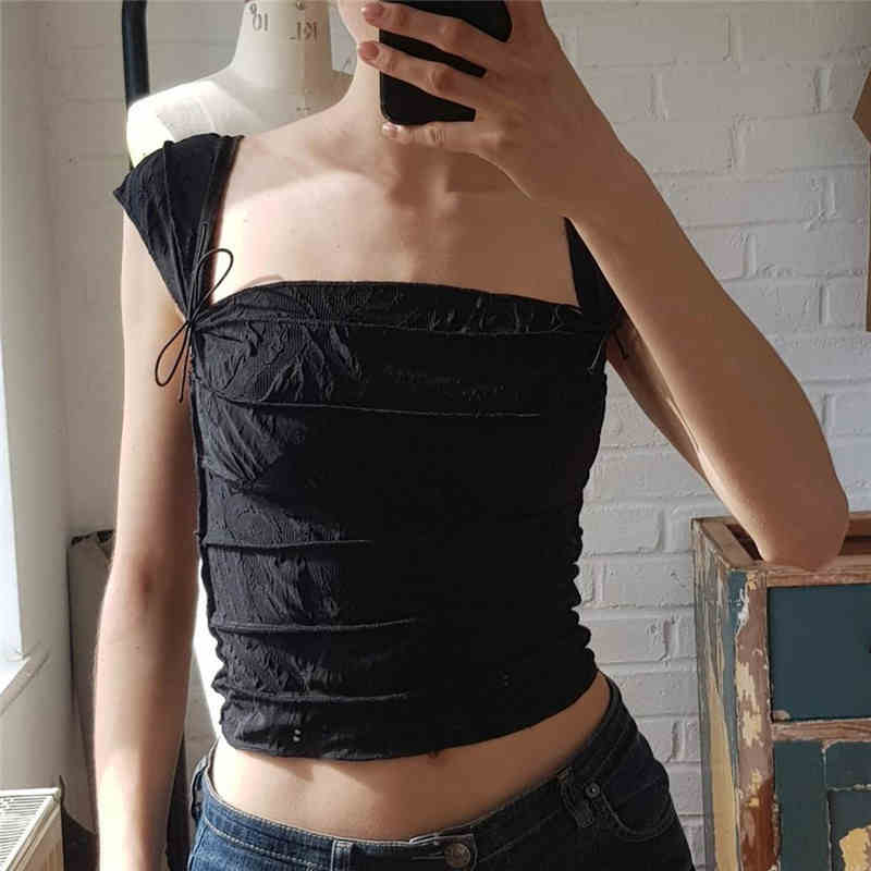 Coquette Strap Bows Tank Top