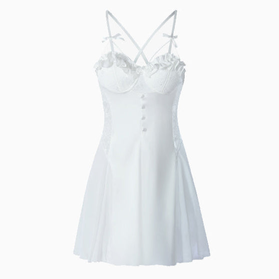 Rose Chest Pads Nightgown