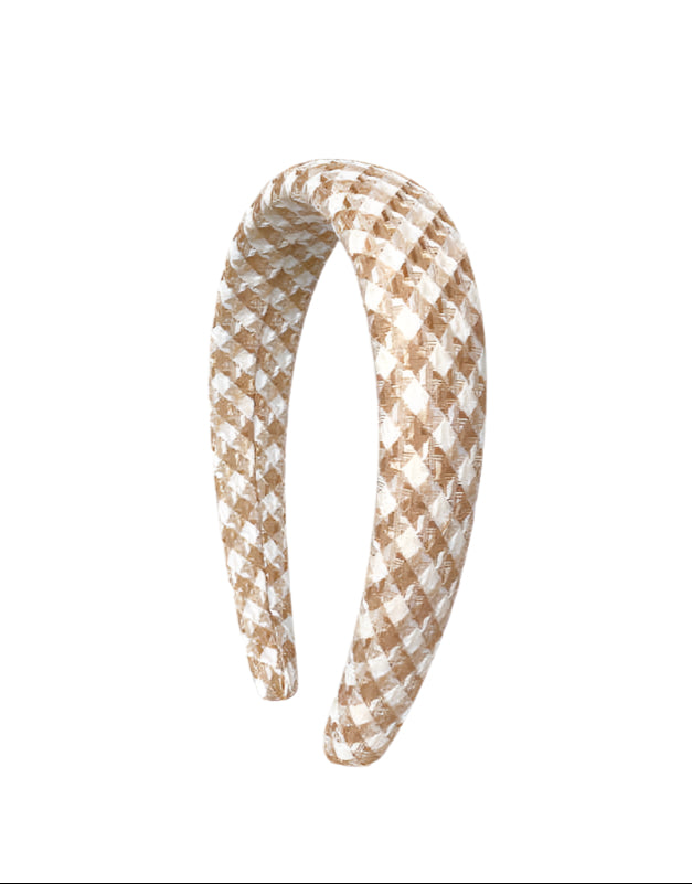 Preppy Retro Houndstooth Headband