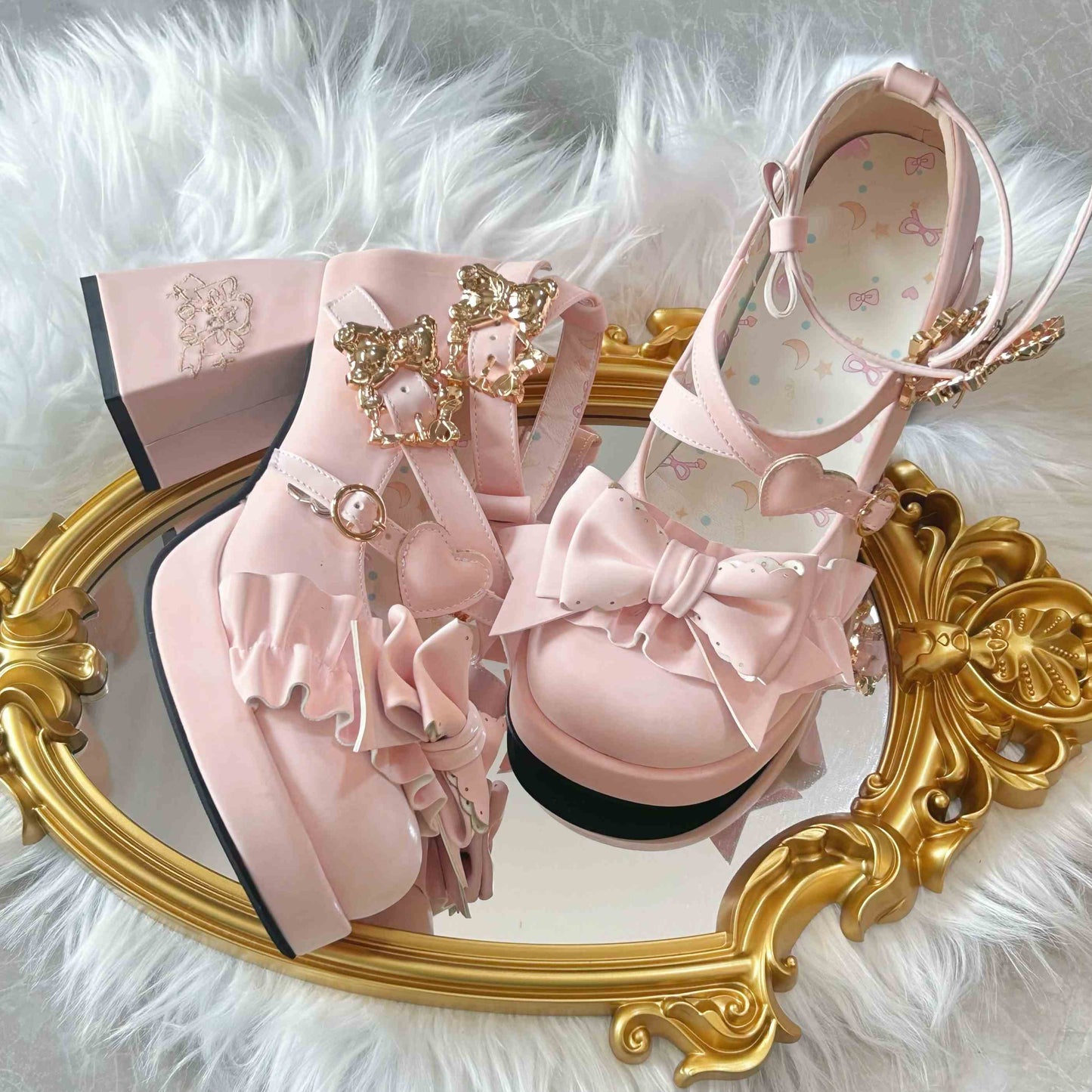 Fairy Doll-like Satin Shoes