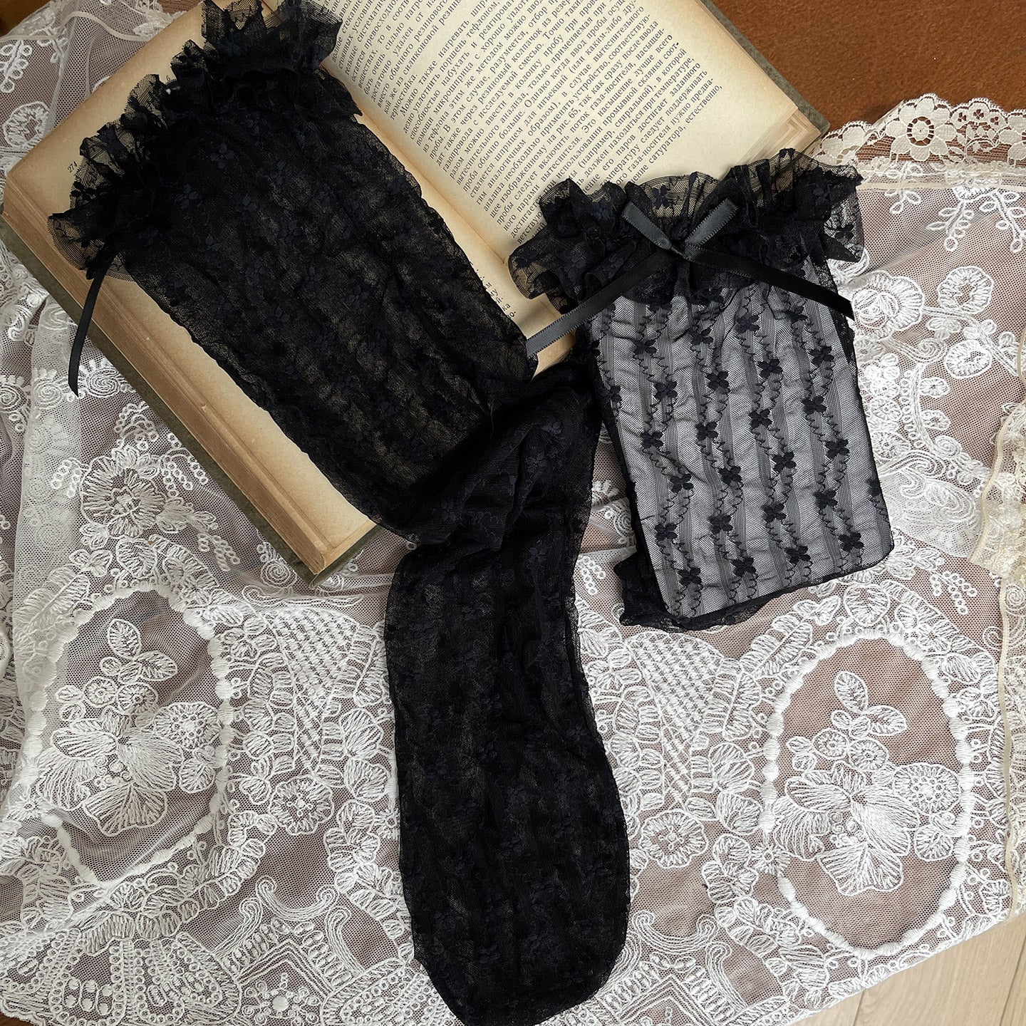 Dark Coquette Lace Stockings