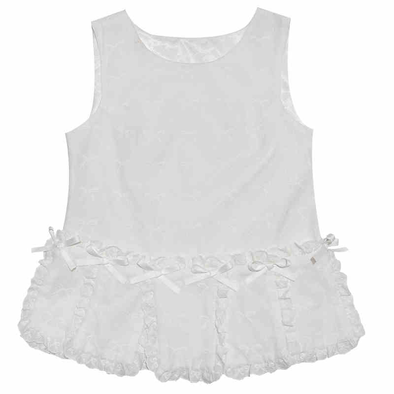 Lovely Poem Bow Plush Top