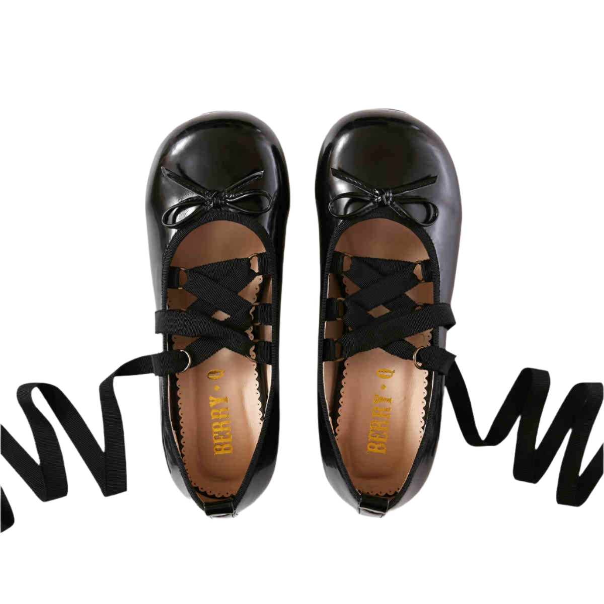Detachable Strap Bow Ballet Shoes