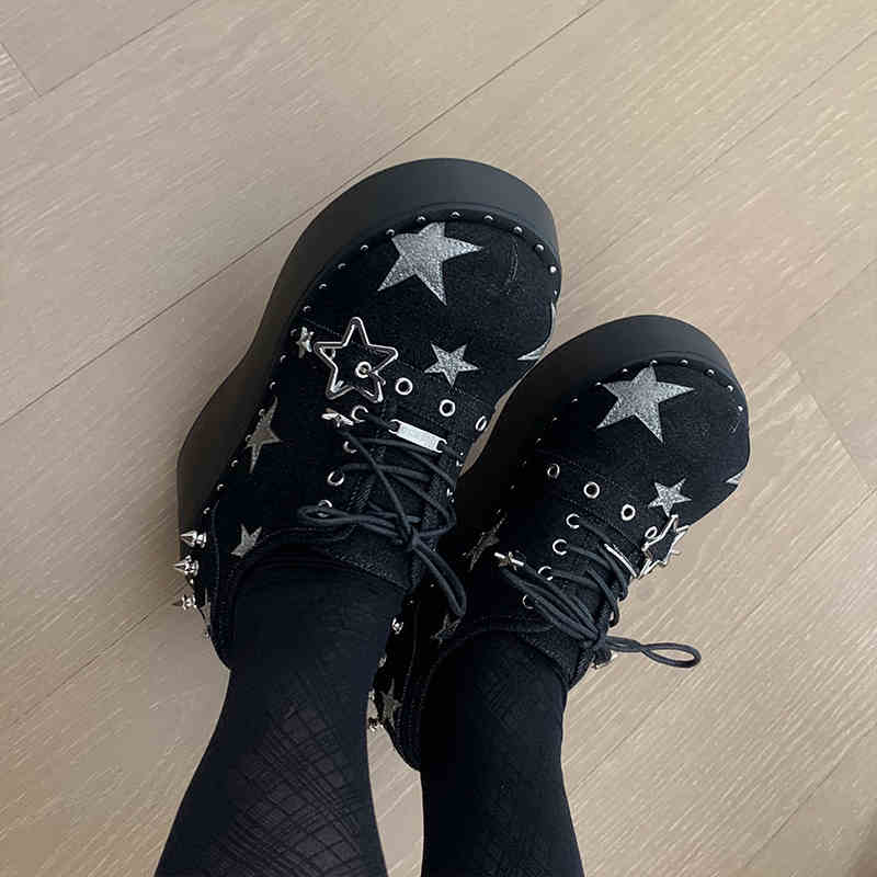Y2K Goth Punk Shoes