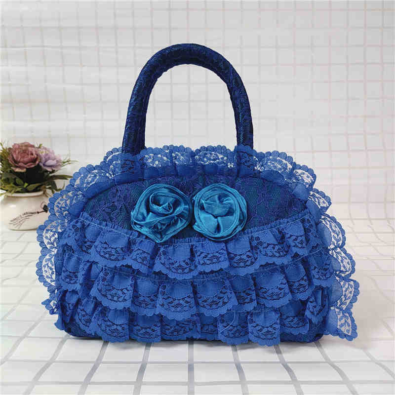 Retro Lace Roses Bag