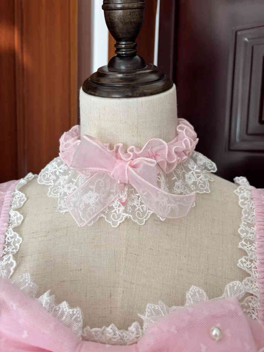 Strawberry Lace Bows Lolita Dress