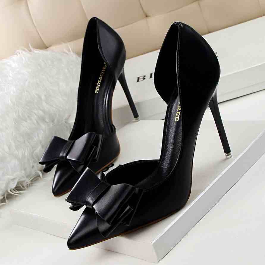 Coquette Bow High Heels