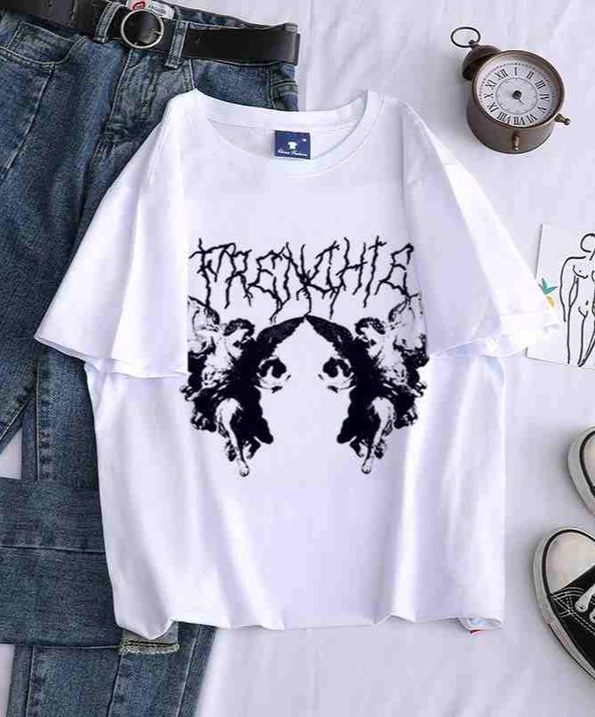 Grunge Angels Vintage Fairy Tee