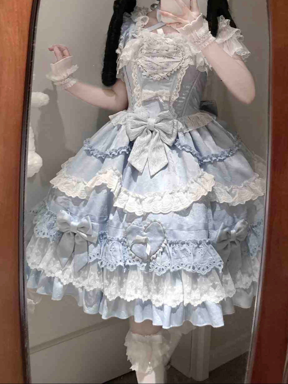 Lolita Lace Ruffled Dress