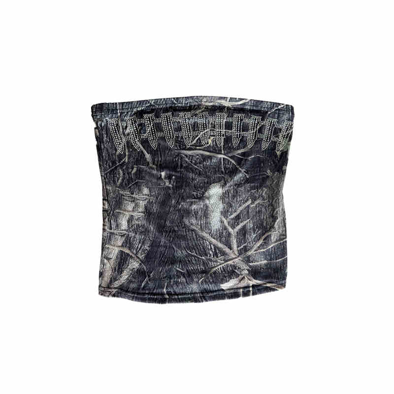 Baddie Punk Diamond Print Top