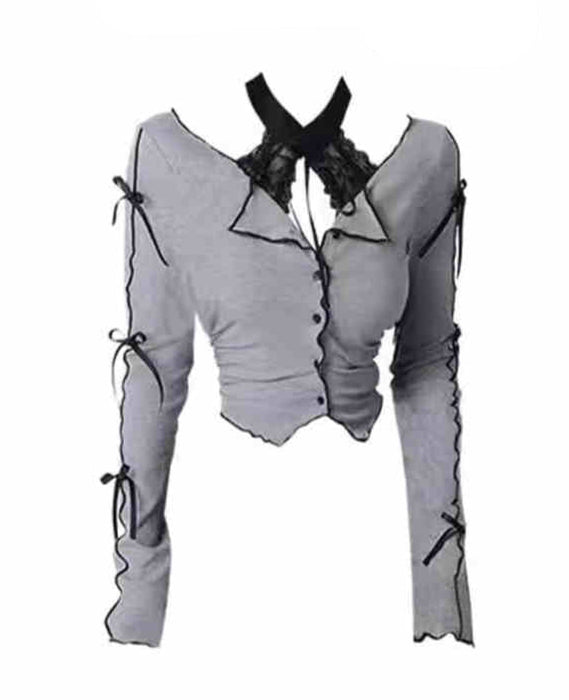 Dark Coquette Ballet Puffy Cake Suit