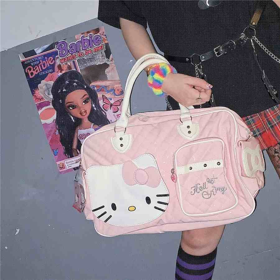 Kitty Sweetheart PU Large Travel Bag