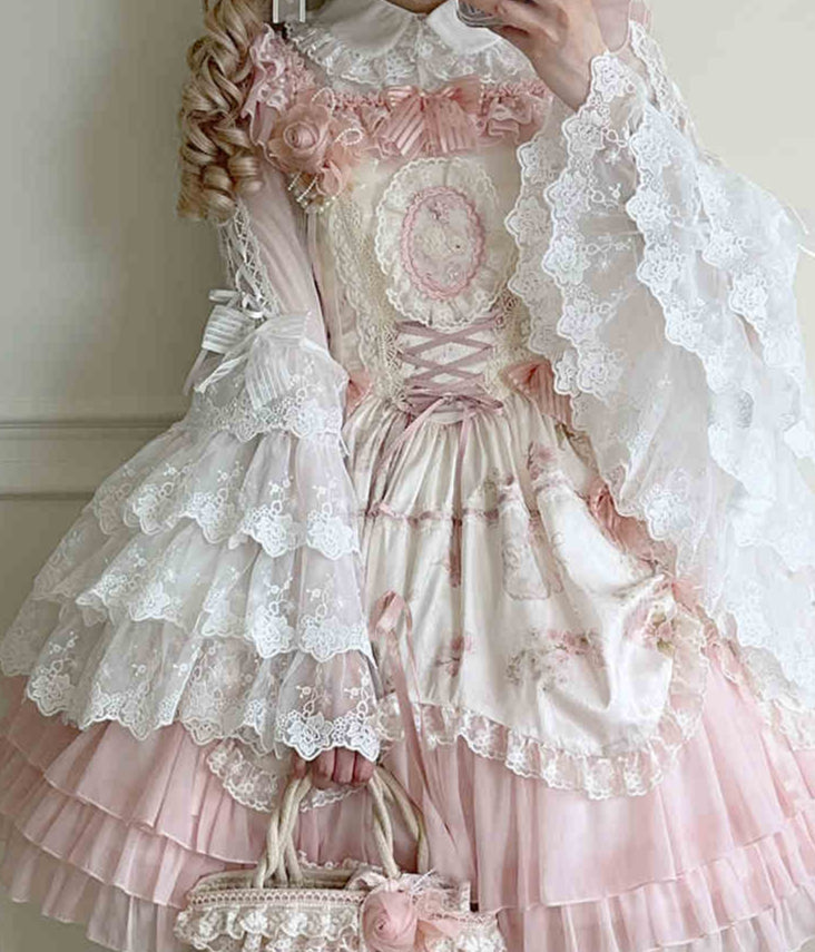 Rabbit Sakura Lolita JSK Dress