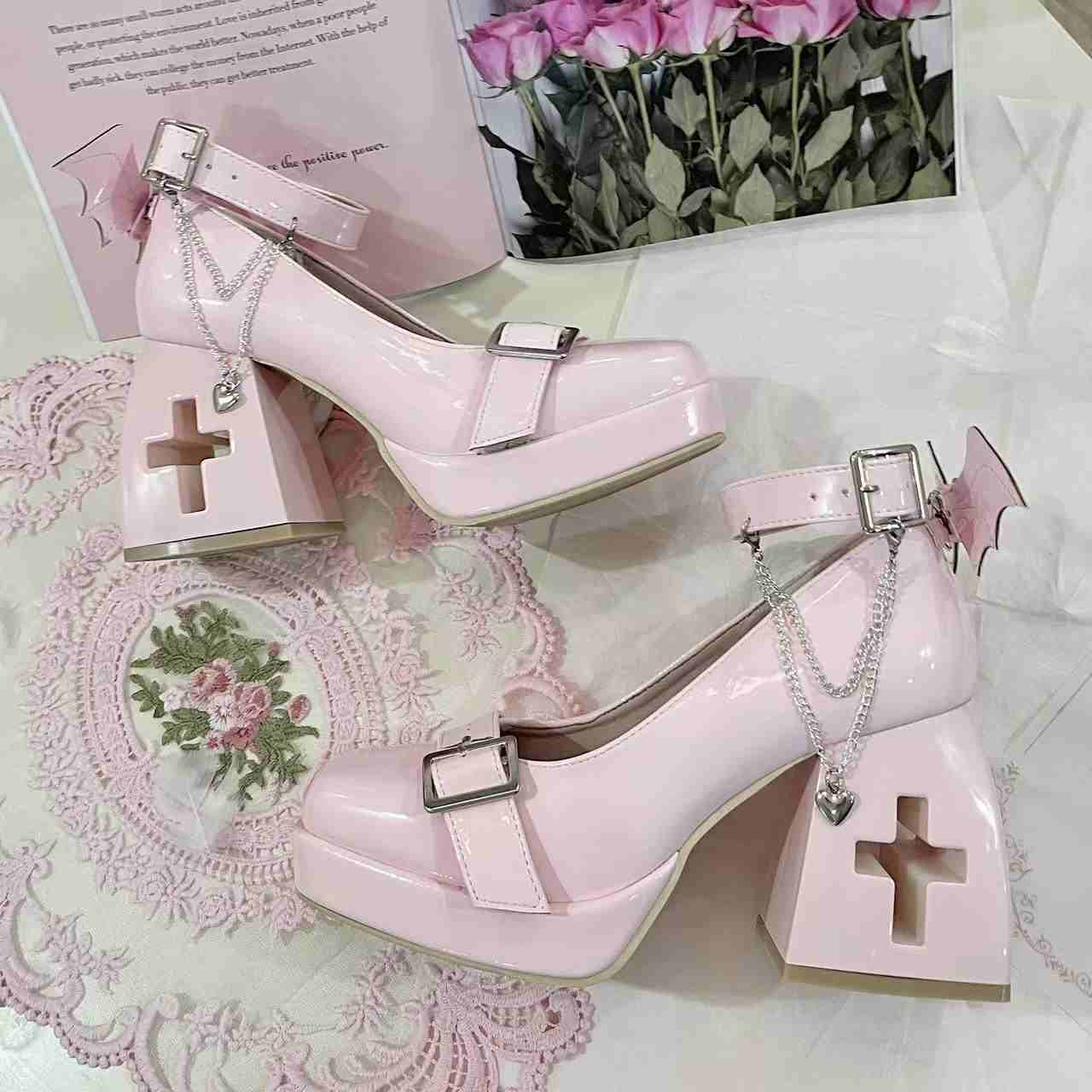 Punk Doomsday Sweetheart High Heels