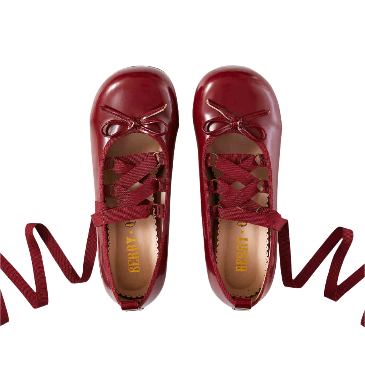 Detachable Strap Bow Ballet Shoes