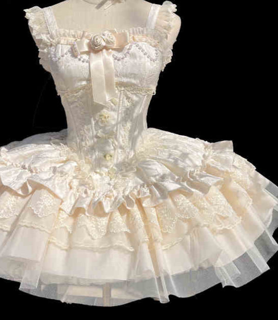 Ballet Bow Lace Lolita Dress