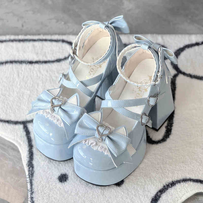 Bows Round Toe Coquette Shoes