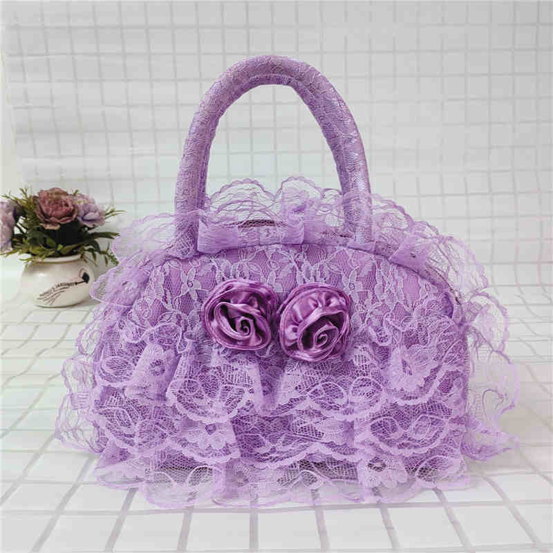 Retro Lace Roses Bag