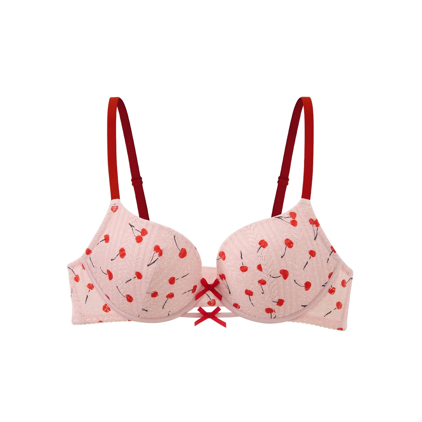 cherry red kawaii lingerie