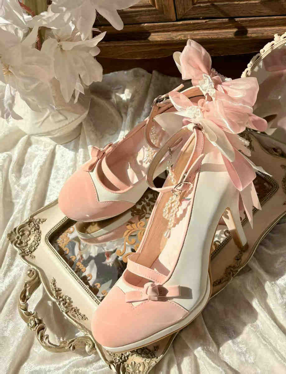 Monet Garden Lolita High Heels