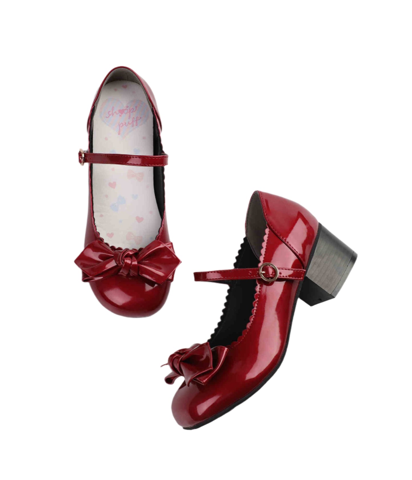 Preppy Bows Cute Leather Shoes