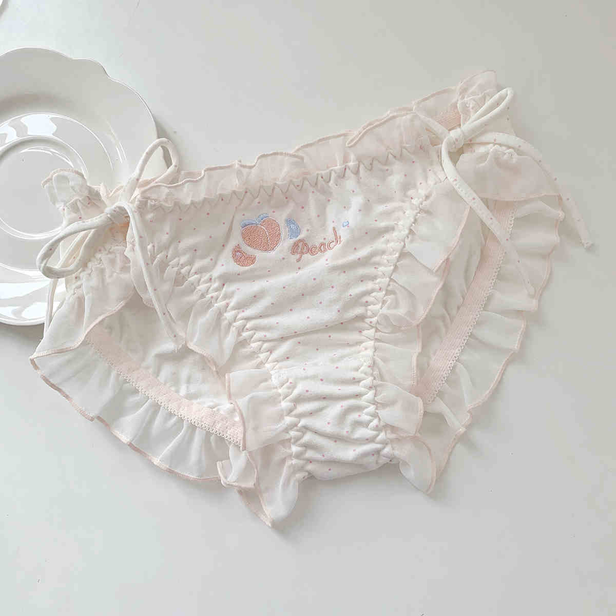 Morihi Bow Cotton Panties TP6