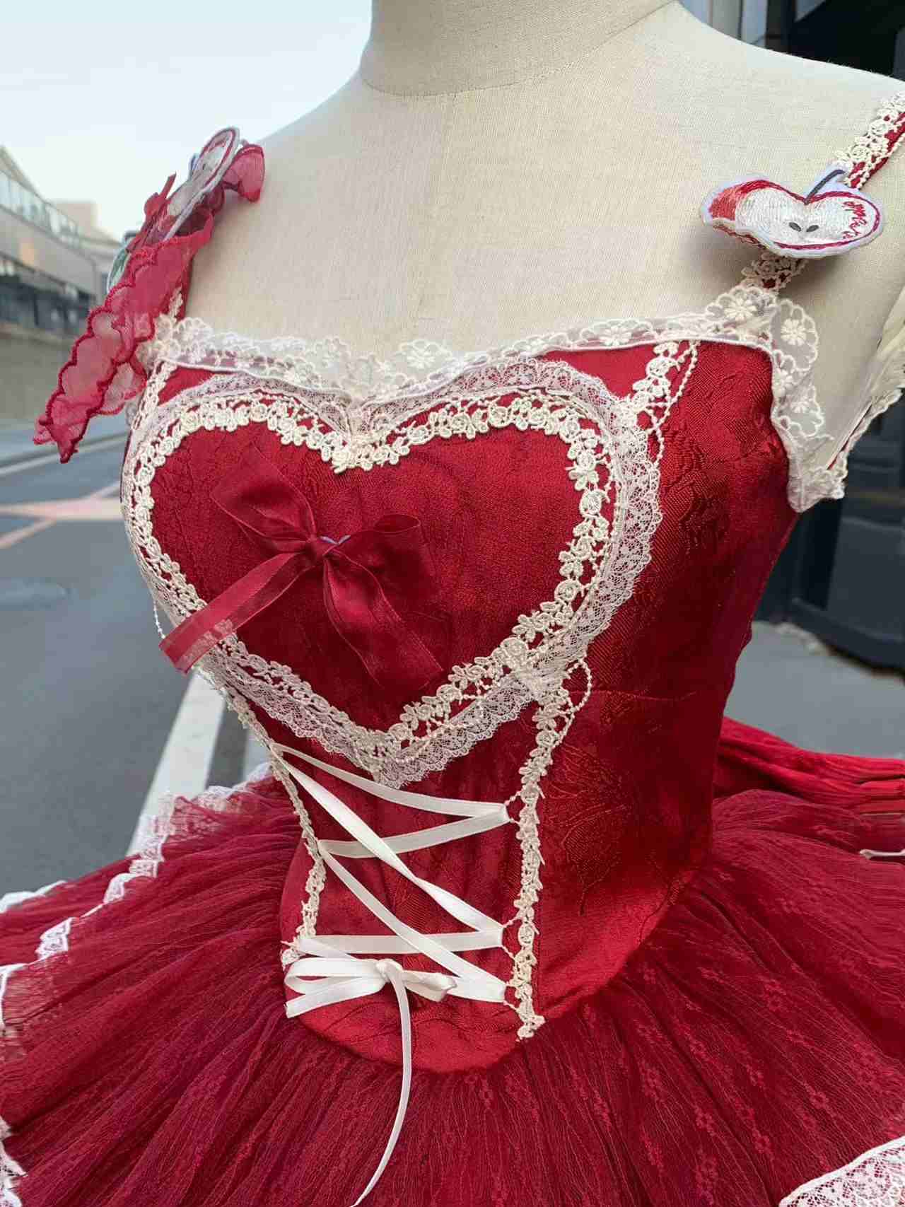 Leibala Doll Lace Mesh Lolita Dress