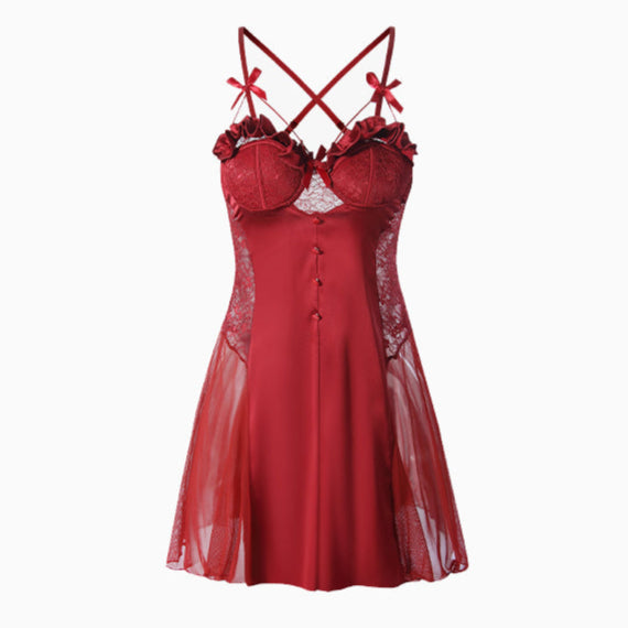 Rose Chest Pads Nightgown