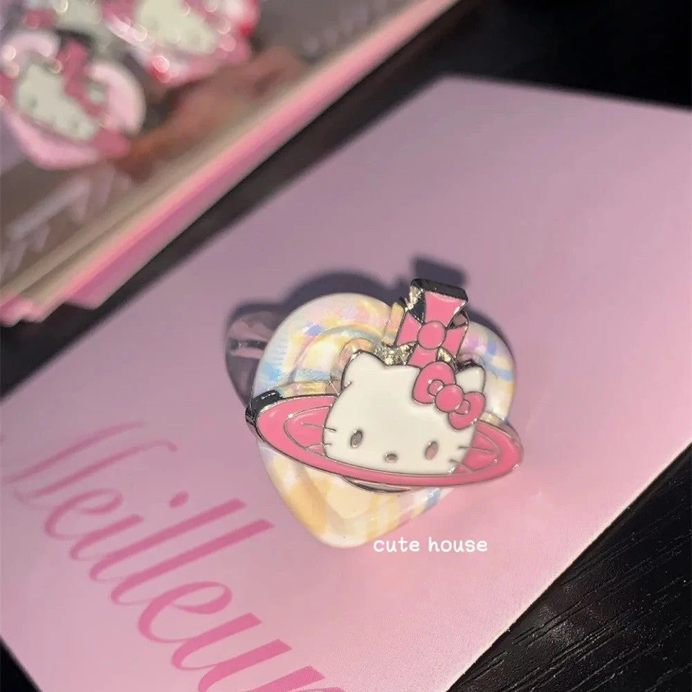 y2k kitty kawaii rings