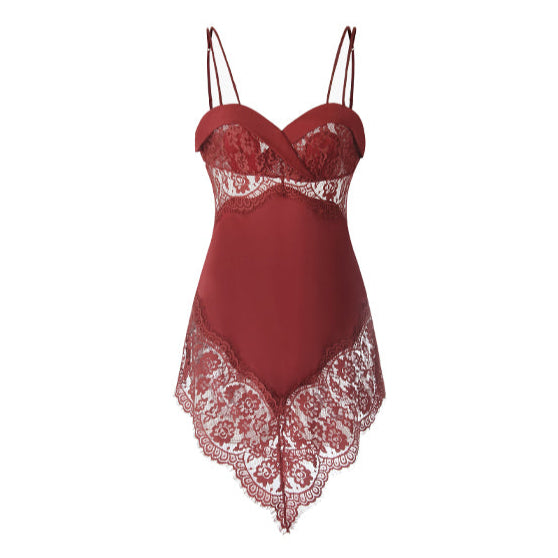 Ice Silk Lace Nightgown