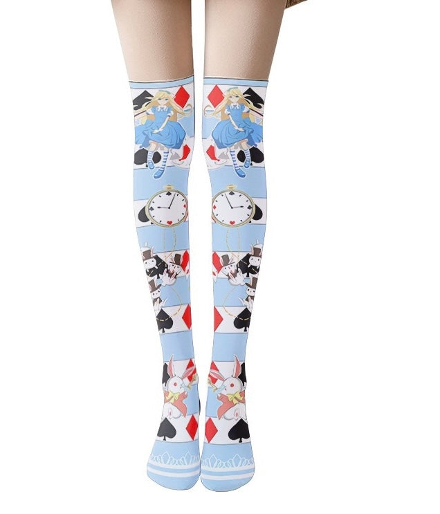 Black Sweet Anime Socks