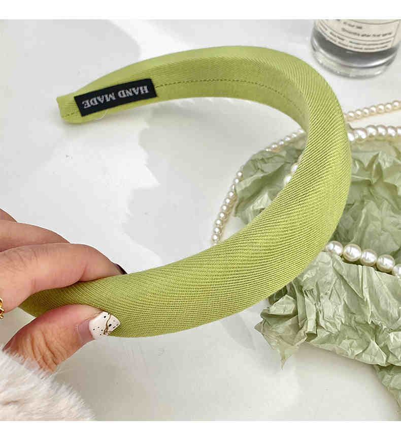Green Plaid Preppy Headband