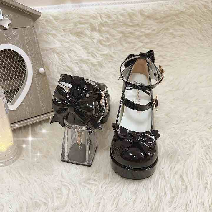 Princess Bows Mary Jane Leather Shoes