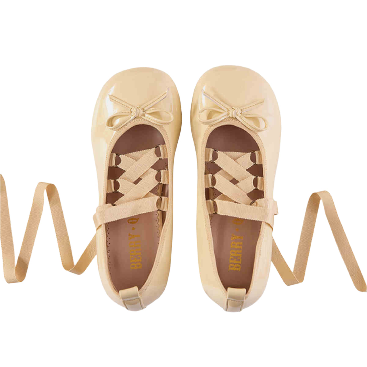 Detachable Strap Bow Ballet Shoes
