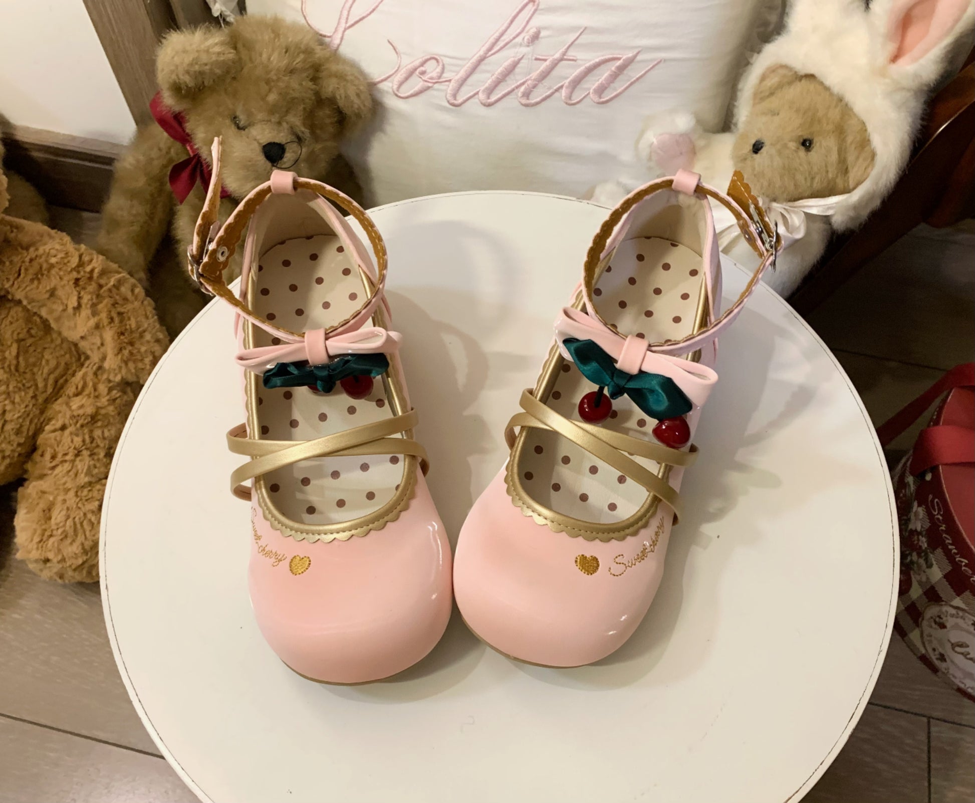 Cherry Doll Lolita Shoes Pink