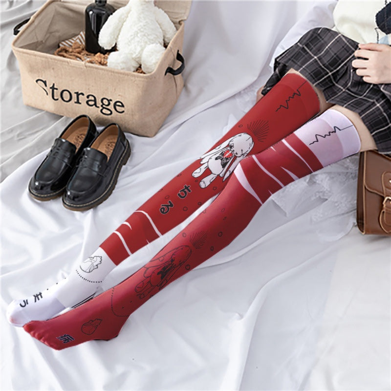 Black Sweet Anime Socks