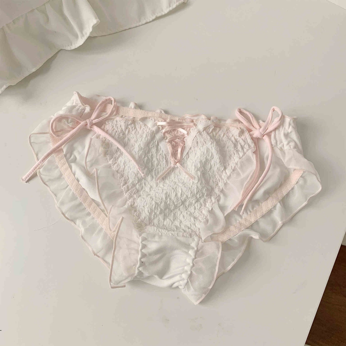 Morihi Bow Cotton Panties TP3